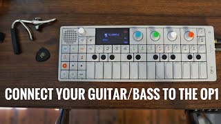 OP1 Tutorial: How to use your guitar or bass with the OP1