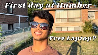 My First Day at Humber College | Free Laptop🤑🤑