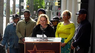 Constanza Romero speech at August Wilson's posthumous Hollywood Walk of Fame star ceremony