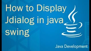 how to use jdialog in java swing