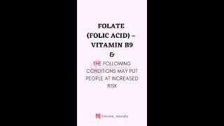 Folate Folic Acid – Vitamin B9