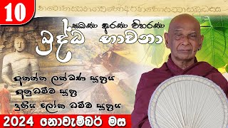 10. නොවැම්බර් මස බුද්ධ භාවනා - මීරිගම (2024-11-29 am)