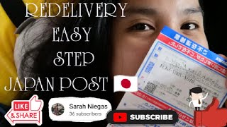 JAPAN POST REDELIVERY BY PHONE || SAGAWA || Tagalog Translation #easystep #japan #postoffice