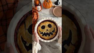 Making a Pumpkin Head Pie 🎃 #halloween