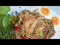 ซุปหน่อไม้ส้ม สูตรใส่ข้าวคั่วหอม.ๆ กินคู่กับไข่ต้มหอมอร่อย