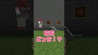 右左どっち？弱った狼ちゃんを助けよう！ #マイクラ #おどろく