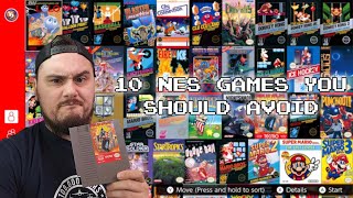 10 NES Games You Should Avoid!