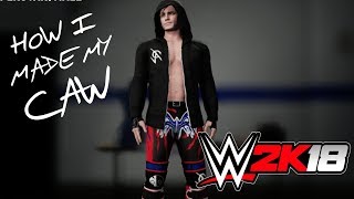 How I Made My CAW Jimmy Caine - WWE 2K18