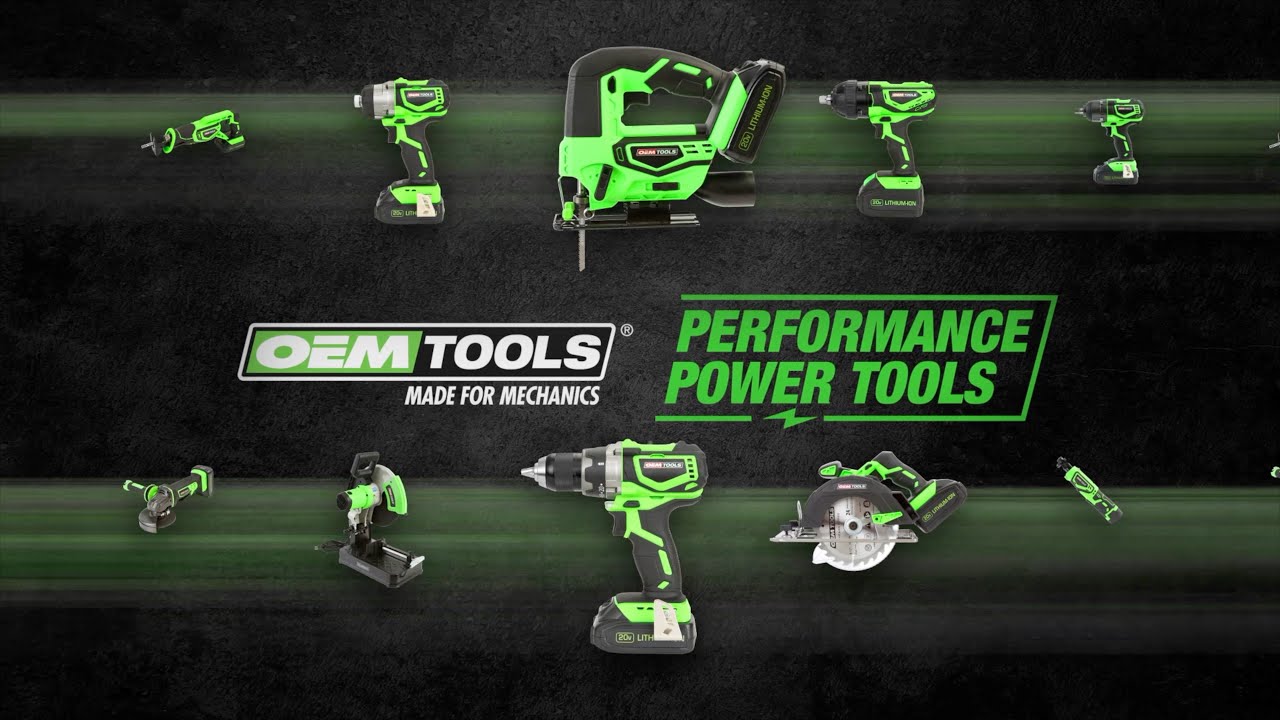 OEMTOOLS Professional Performance Power Tools - YouTube