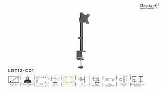 Single Screen Economical Articulating Steel Monitor Arm