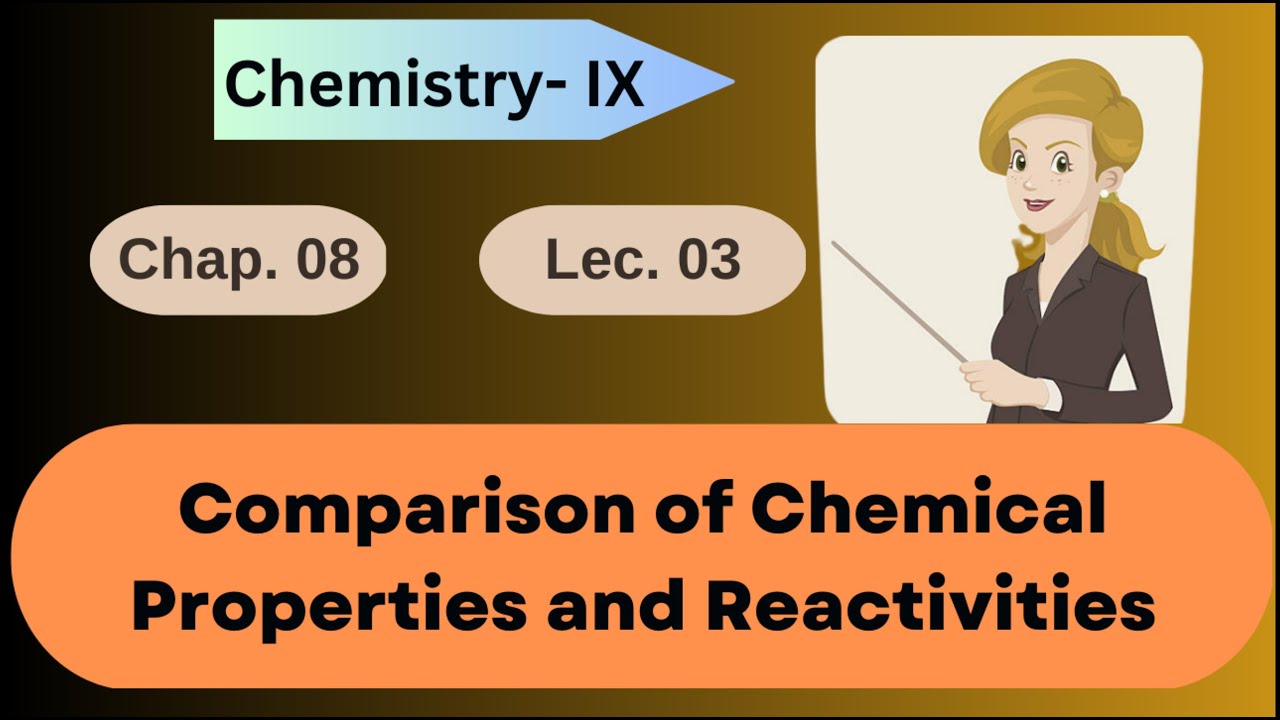 Comparison Of Chemical Properties And Reactivities Of Alkali And ...