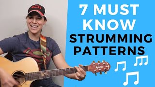 7 ESSENTIAL Beginner Guitar STRUMMING Patterns You MUST KNOW