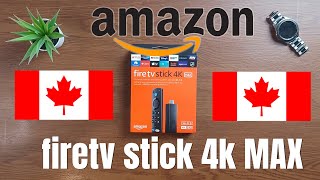 Fire TV Stick 4K Max - Canadian Edition W/ Step by Step Set Up