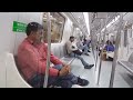 delhi metro train complete ride