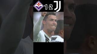 Juventus vs Fiorentina 2-1 // Ronaldo Goal 🇵🇹✨ #shorts #ytshorts #football #ronaldo #suiii #cr7