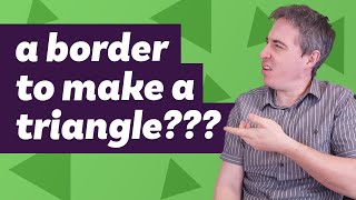 How (and why) to use borders to make a CSS triangle (plus a scss mixin)