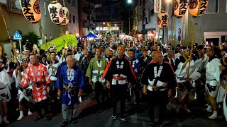 佃島渡御　宮入へ　令和五年　佃住吉神社例大祭 宮神輿