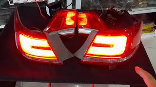 รับซ่อมไฟท้าย LED Toyota camry Acv40 ติดไม่ครบ