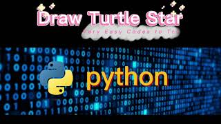 Python - Draw Turtle star with repeat moves