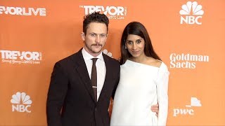 Jonathan Tucker with his wife Tara 2017 TrevorLIVE LA Gala Red Carpet