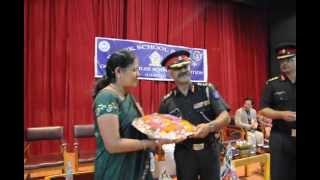 Sainik School Bijapur, Science Exhibition, Mrs Vimala S  Handigol honoured