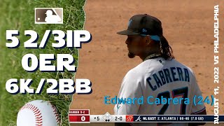 Edward Cabrera (24) | Aug 11, 2022 | MLB highlights