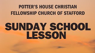 Sunday School - January 12, 2025