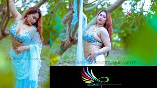 Saree Fashion 2024 For Saree Lovers | Bong Beauty Model Priyanka in Blue Colour Saree | Bong Fashion