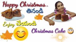 How to make Christmas Cake/ Plum Cake at home/ క్రిస్టమస్ కేక్/ ఇంట్లోనే