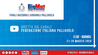 🔴BIGMAT FINALI NAZIONALI GIOVANILI U16F: n°gara 447 - SSD ARCIDIANO OR vs VOLLEY FRIENDS ROMA