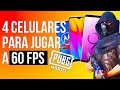 📱4 CELULARES para JUGAR a 60 FPS(extremo)➡️PUBG MOBILE 2020 (android mejores y BARATOS?)