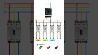 CSQ three phase Molded Case Circuit Breaker(MCCB) wring method in panel board