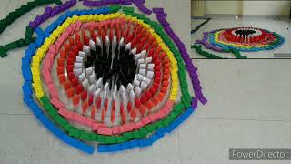 Rainbow circle domino