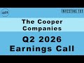 The Cooper Companies Q2 2026 Earnings Call | Silicone Contact Lens Volumes Propel Revenue Beat
