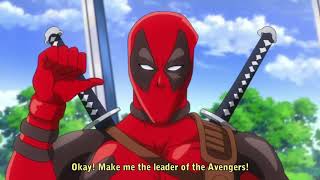 Deadpool Anime ! aka deadpool wants to lead the Avengers voiced by Dio