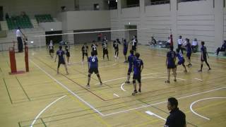 H28社会人9人制関東大会準決勝　九麟会vs三鷹球友会　3set