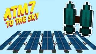 🚀 Solar Field \u0026 Jetpacks! 🚀 | ATM7 To The Sky Episode #4