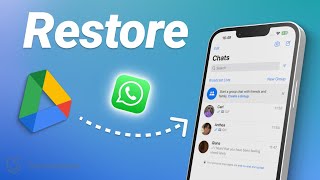 How to Restore WhatsApp Backup from Google Drive to iPhone In 5 Minutes 2024  (Without Reset)