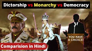 Dictatorship vs Monarchy vs Democracy || Comparision in Hindi || Utkarsh Porwal || OMNI TV