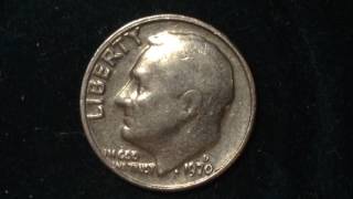 1970 D Roosevelt  Dime (Mintage 746 Million)