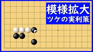 模様を確定地に変える、知っておきたい三々定石後のツケ手法【朝活講座 - 定石の攻防No.088】