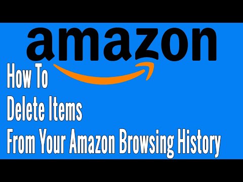 How to delete items from your Amazon browsing history