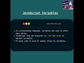 JavaScript Variables Explained | var, let, and const #coding #programming #didyouknow #code