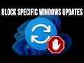 How to Hide or Block Specific Windows Updates from Being Installed on your PC