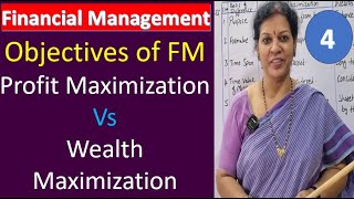 4. Objectives of Financial Management - Profit Maximization Vs Wealth Maximization