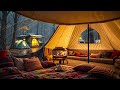 asmr une nuit de camping pluvieuse camping rain relaxation rainsounds