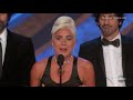 Lady Gaga's Acceptance Speech for Best Original Song | Oscars 2019