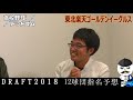 小関順二さん×河嶋宗一副編集長による12球団ドラフト分析予想【東北楽天ゴールデンイーグルス編】