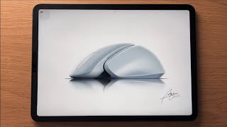 It shouldn't be difficult to draw a product rendering with Procreate? #My casual drawing