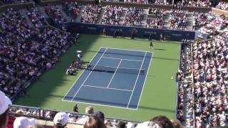 US OPEN 2009, Mens Final, Incredible point of Juan Martin del Potro